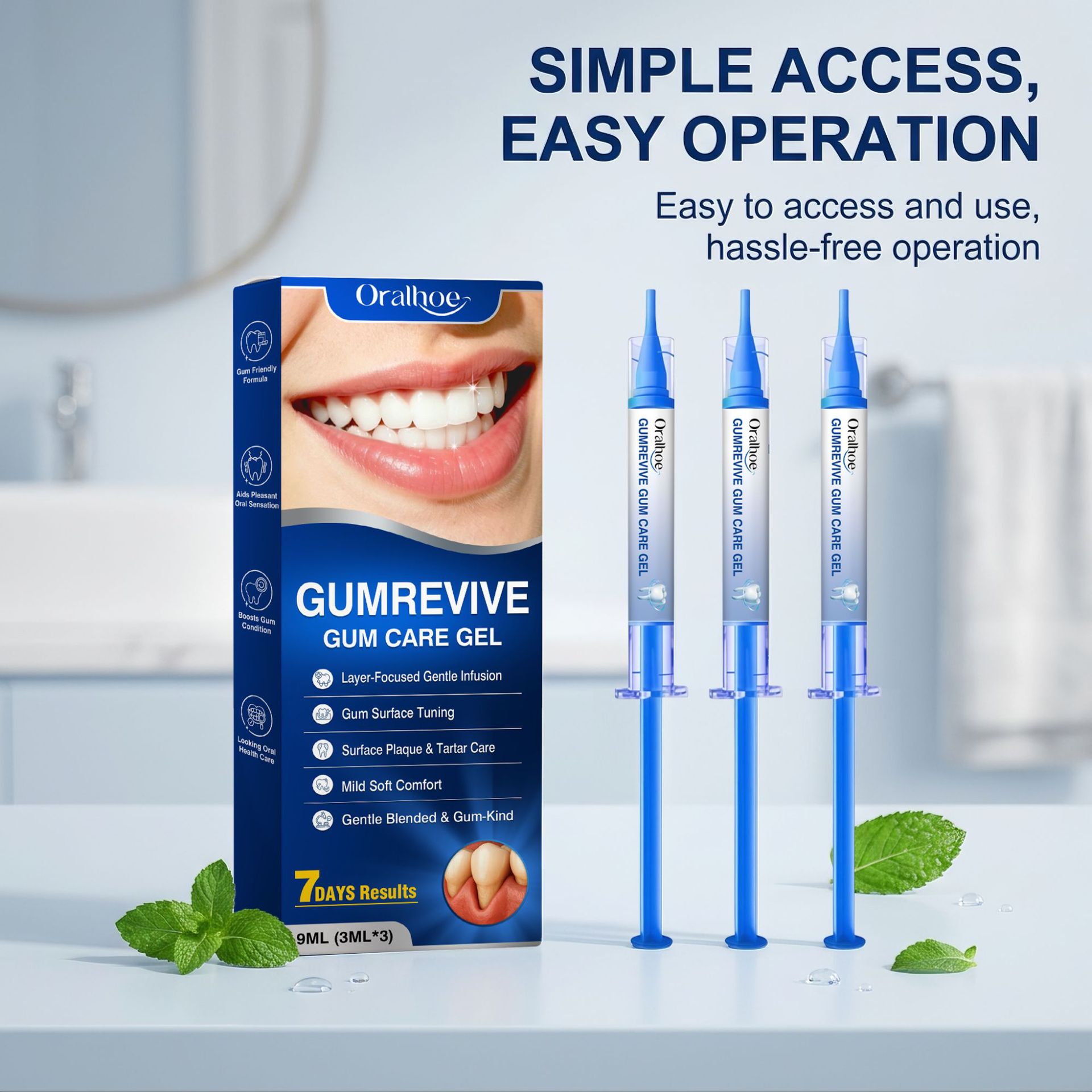 Teeth Whitening Ulta - Oral Care Gel 3Pcs Gum Cleaning