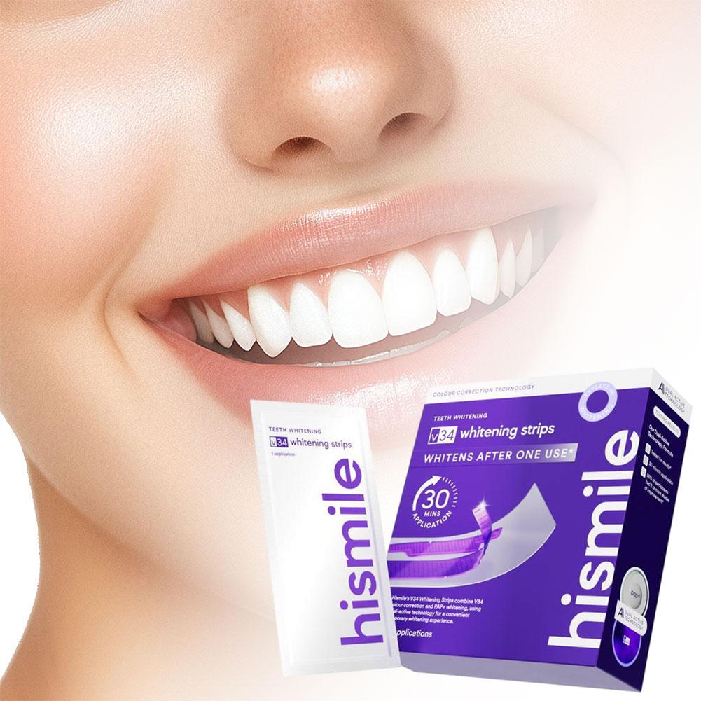 Teeth Whitening Treatment - Purple Teeth Whitening Strip Tooth Stain