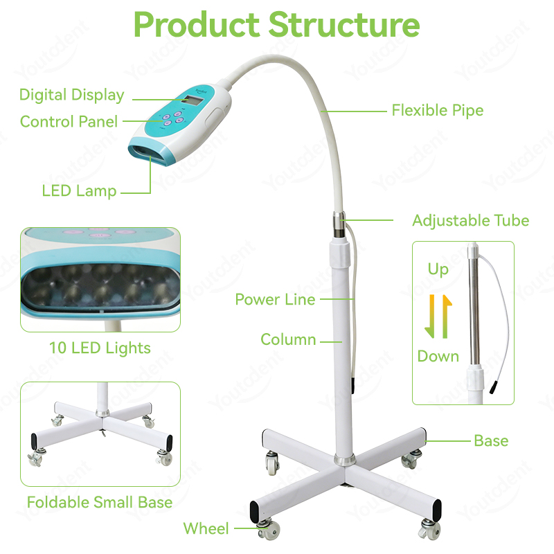 50W Dental Touch Screen 3 Colo - Teeth Whitening Express 评论和价格