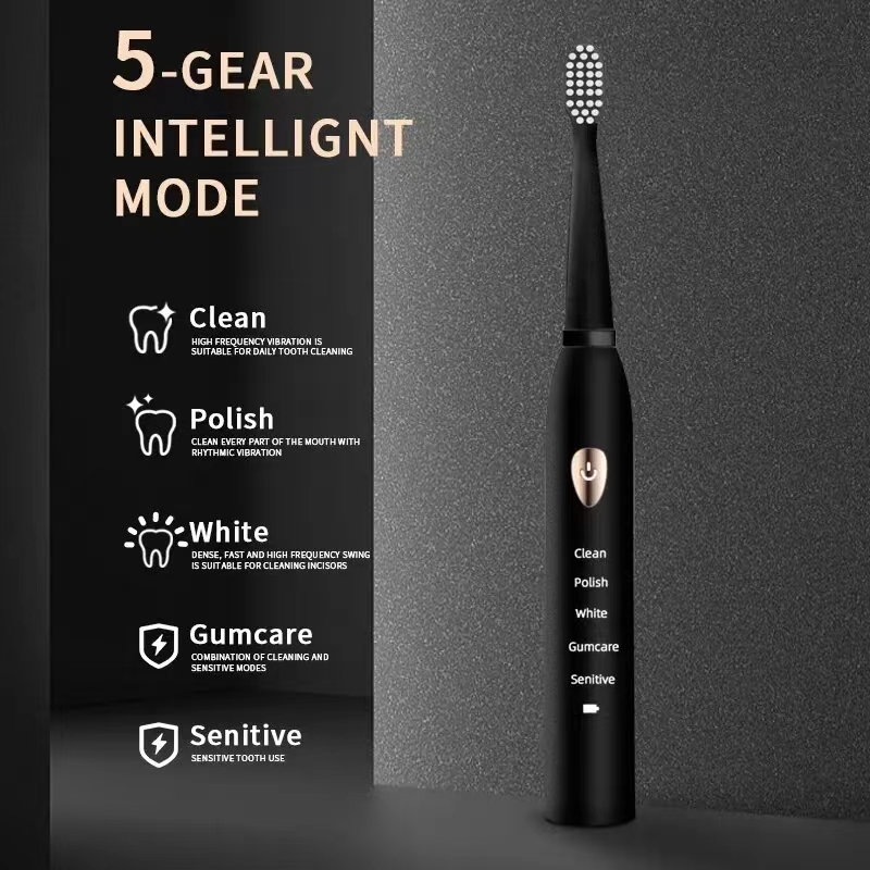Electric Toothbrush 5-gear Mod - Electric Toothbrush Sonic 评论和价格