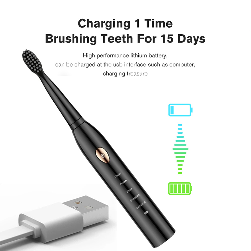 Electric Toothbrush 5-gear Mod - Electric Toothbrush Sonic 评论和价格