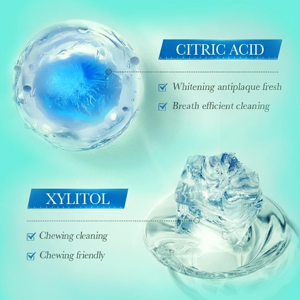 30Pcs Solid Toothpaste Tablets - Teeth Whitening Treatment 评论和价格