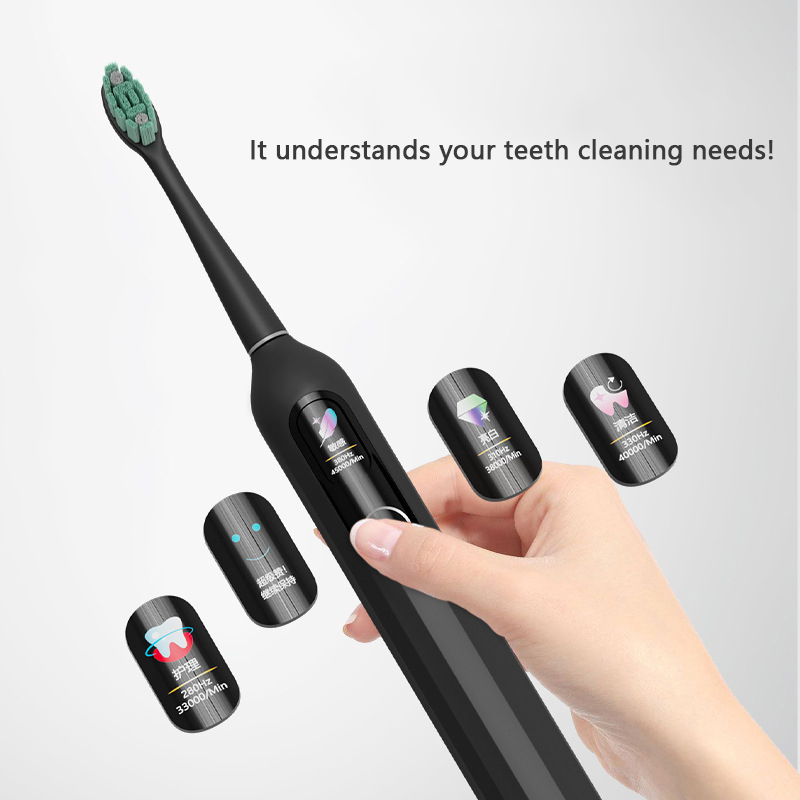 Sonic Vibration Electric Tooth - Electric Toothbrush Sonic 评论和价格