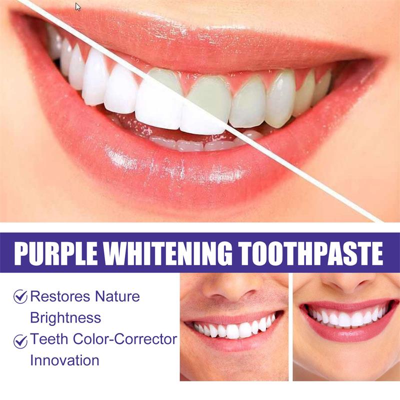 9D Purple Teeth Whitening Toot - Teeth Whitening Yellow Teeth 评论和价格