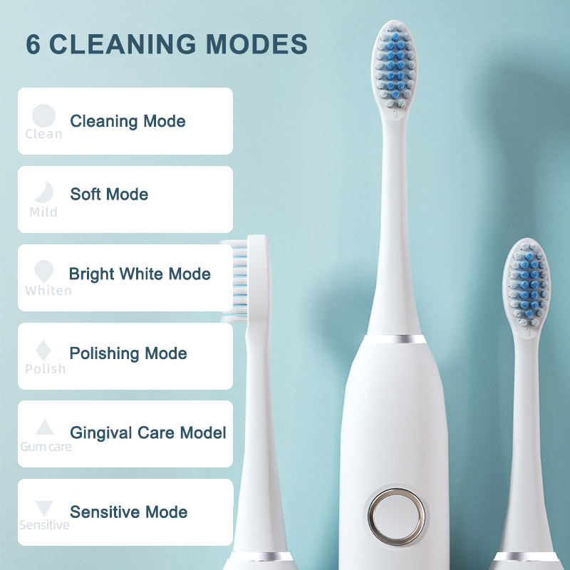 6 Modes Electric Sonic Toothbr - Electric Toothbrush Sonic 评论和价格