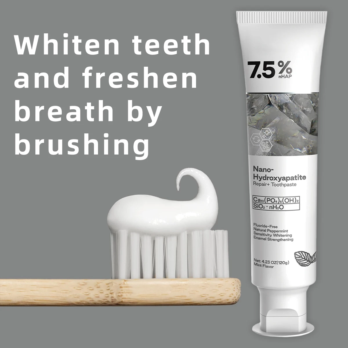 7.5% Fluoride-free toothpaste  - Teeth Whitening Treatment 评论和价格