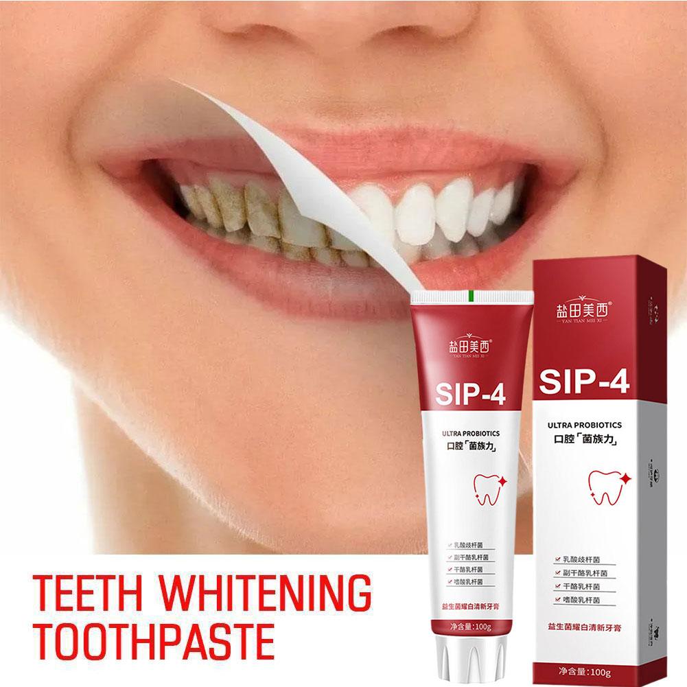 100g Sip-4 Probiotic Whitening - Teeth Whitening Yellow Teeth 评论和价格