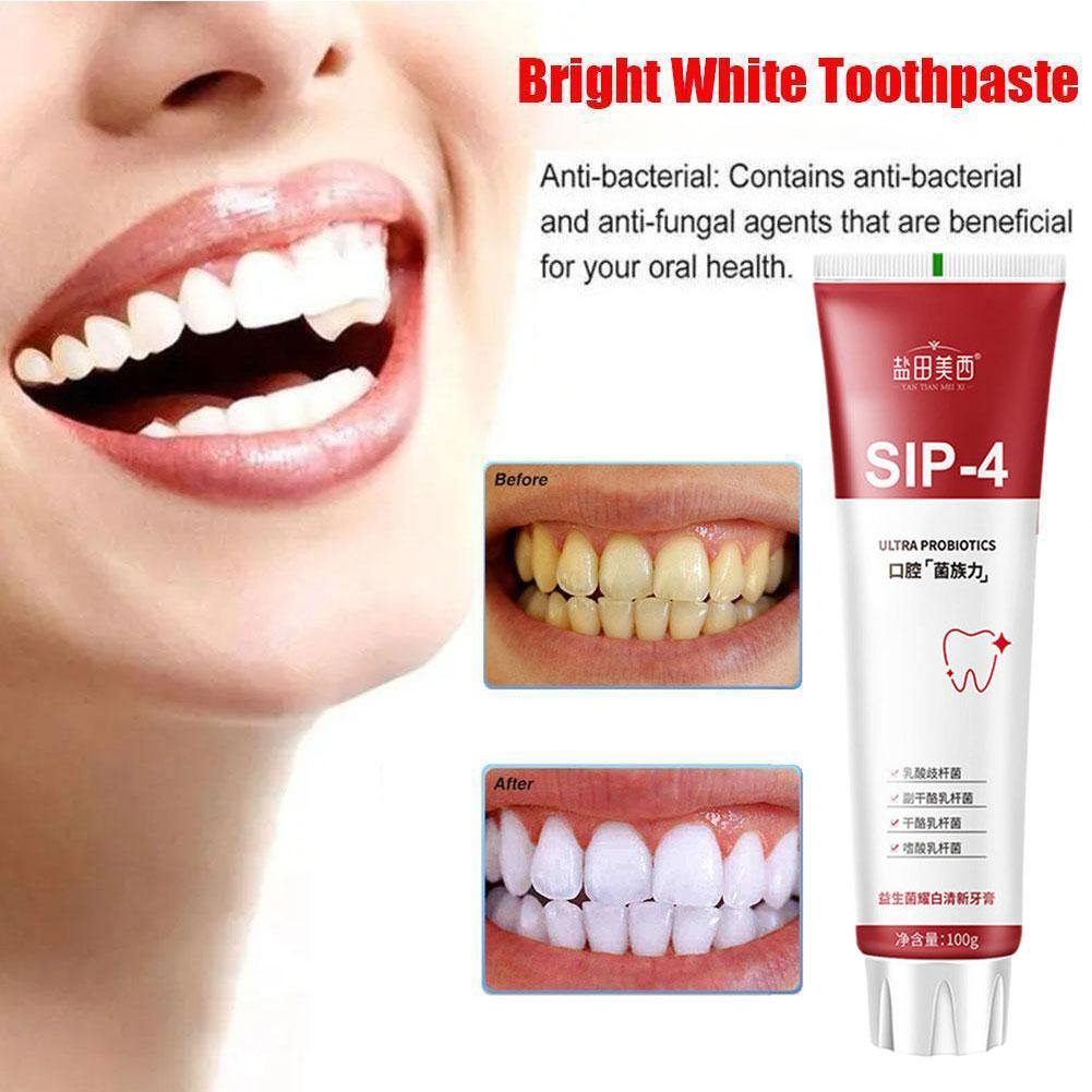 100g Sip-4 Probiotic Whitening - Teeth Whitening Yellow Teeth 评论和价格