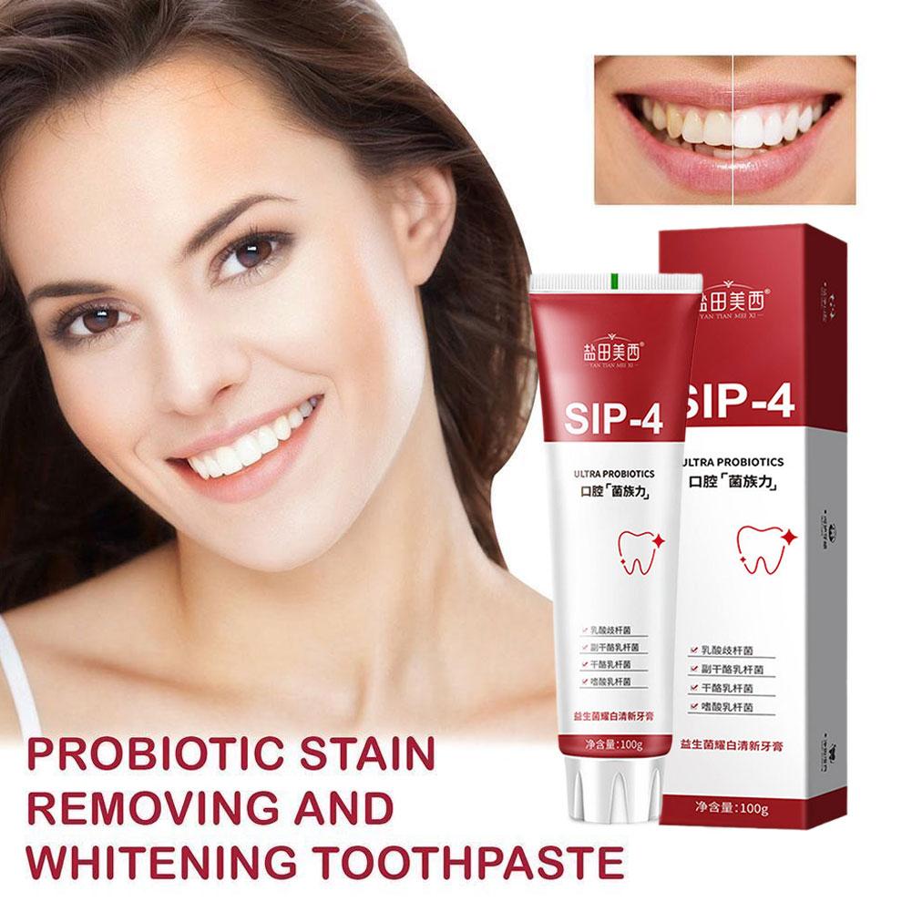 100g Sip-4 Probiotic Whitening - Teeth Whitening Yellow Teeth 评论和价格