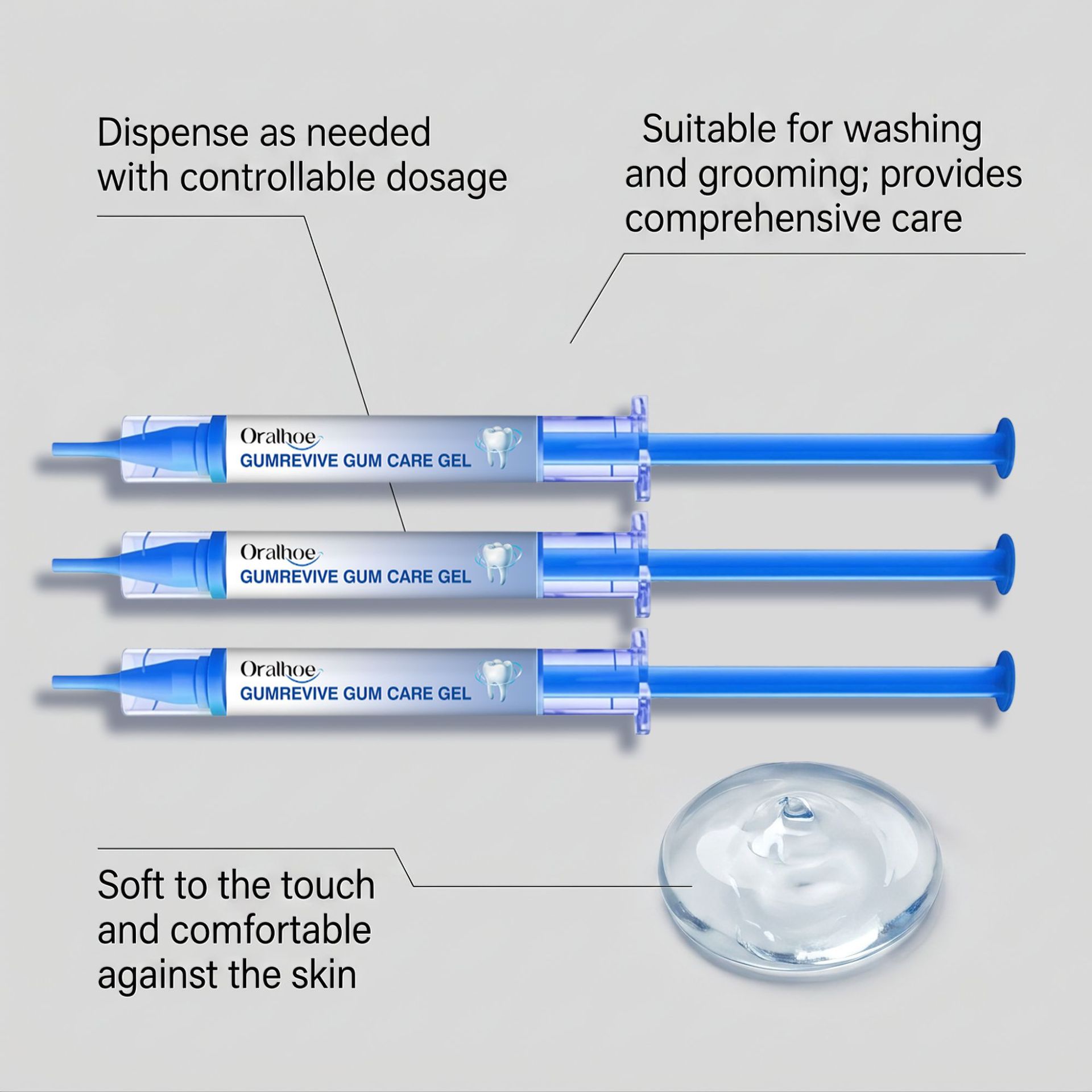 Oral Care Gel 3Pcs Gum Cleanin - Teeth Whitening Ulta 评论和价格
