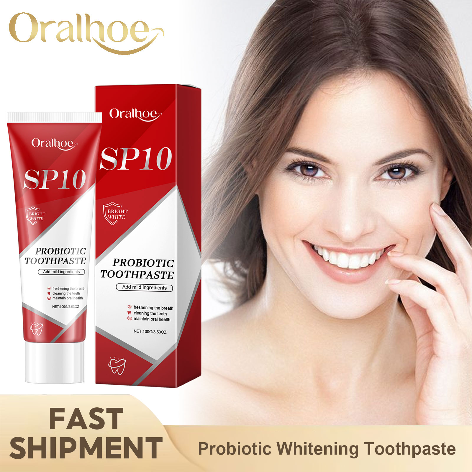 Probiotic Jasmine Whiten Tooth - Teeth Whitening Yellow Teeth 评论和价格