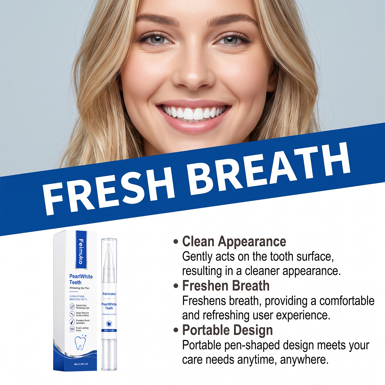 Portable Teeth Whitening Gel P - Teeth Whitening Pens 评论和价格