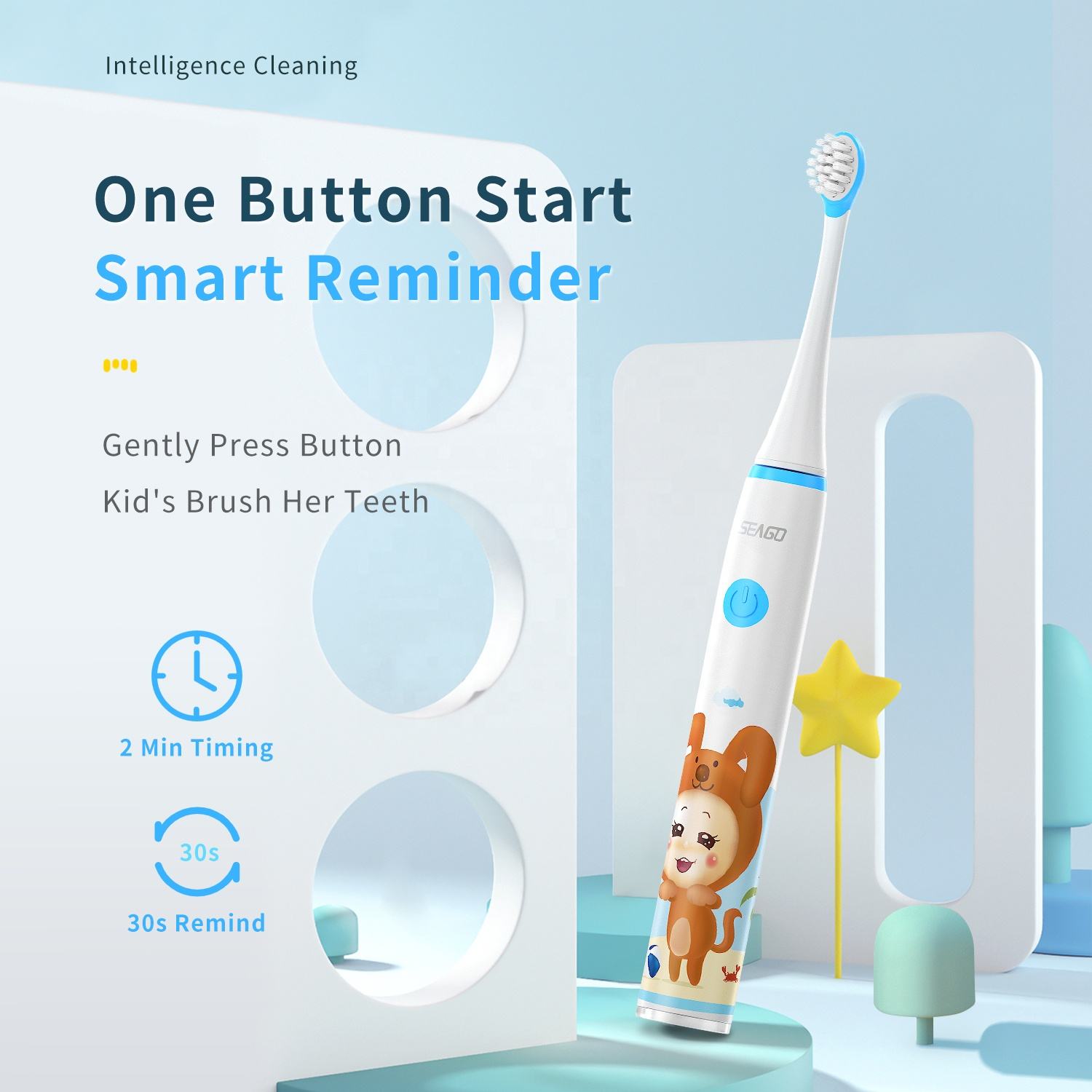 Seago SG-567 Kids Electric Too - Electric Toothbrush Sonic 评论和价格